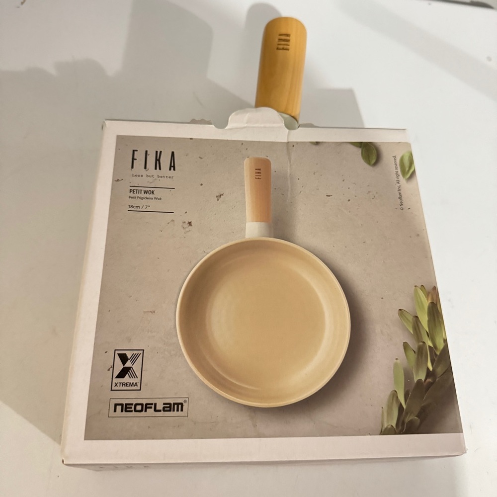 Neoflam FIKA Petite Wok with Wooden Handle